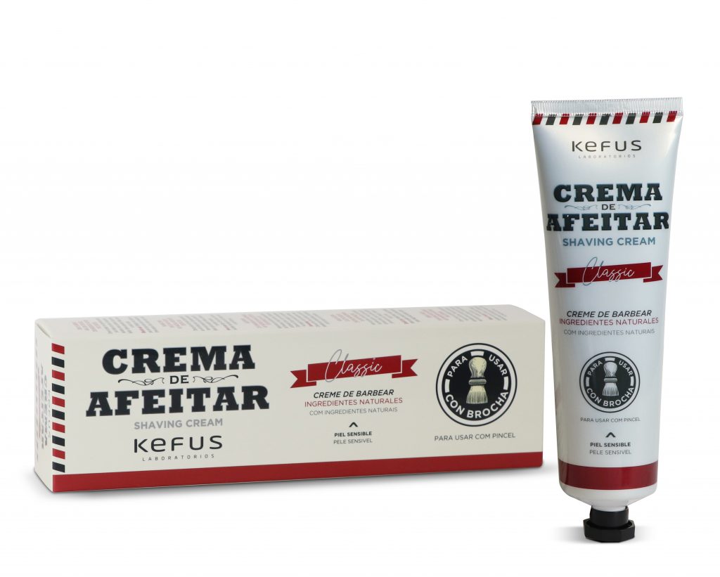 Crema de Afeitar Classic brocha Kefus For Men 150 ml